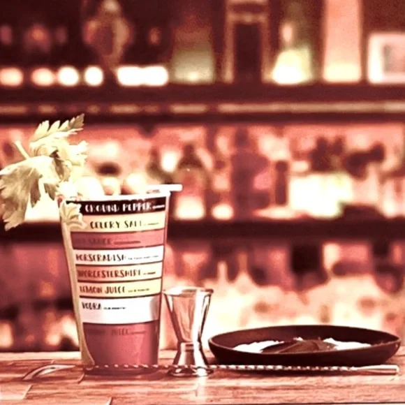 Bloody Mary Mixing Set Stainless Swirl Spoon & Jigger/Shot,Salt Spinner NWT​​ - Picture 3 of 5